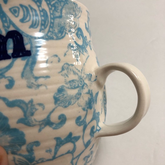Anthropologie M homegrown monogram mug FIRM - Picture 3 of 8